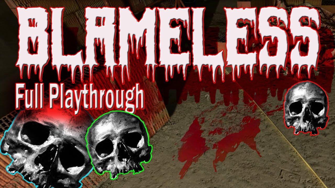 Blameless - Short Indie Horror - Full Playthrough - Building Site Of Death - Let's Play