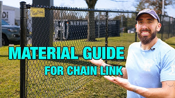 Chain Link Fence Parts (Complete Material Breakdown DIY)