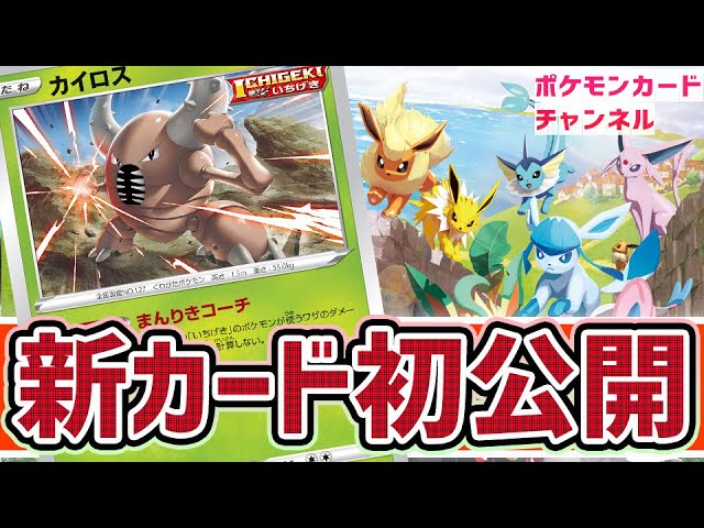 初公開 特性持ちカイロス登場 新カード公開をかけて視聴者代表とガチバトル イーブイヒーローズ ポケカ対戦 Youtube