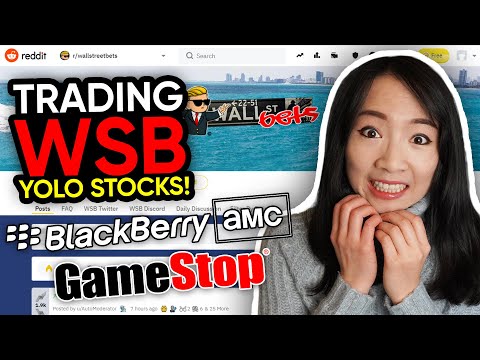 Day Trading WallStreetBets Stocks - $GME GameStop, $BB BlackBerry stock, $AMC stock