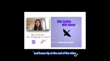Vibe Coding with Goose 🪿 | Building an AI-Powered App: Scope, Cost, & Lessons Learned(Ep. 2)