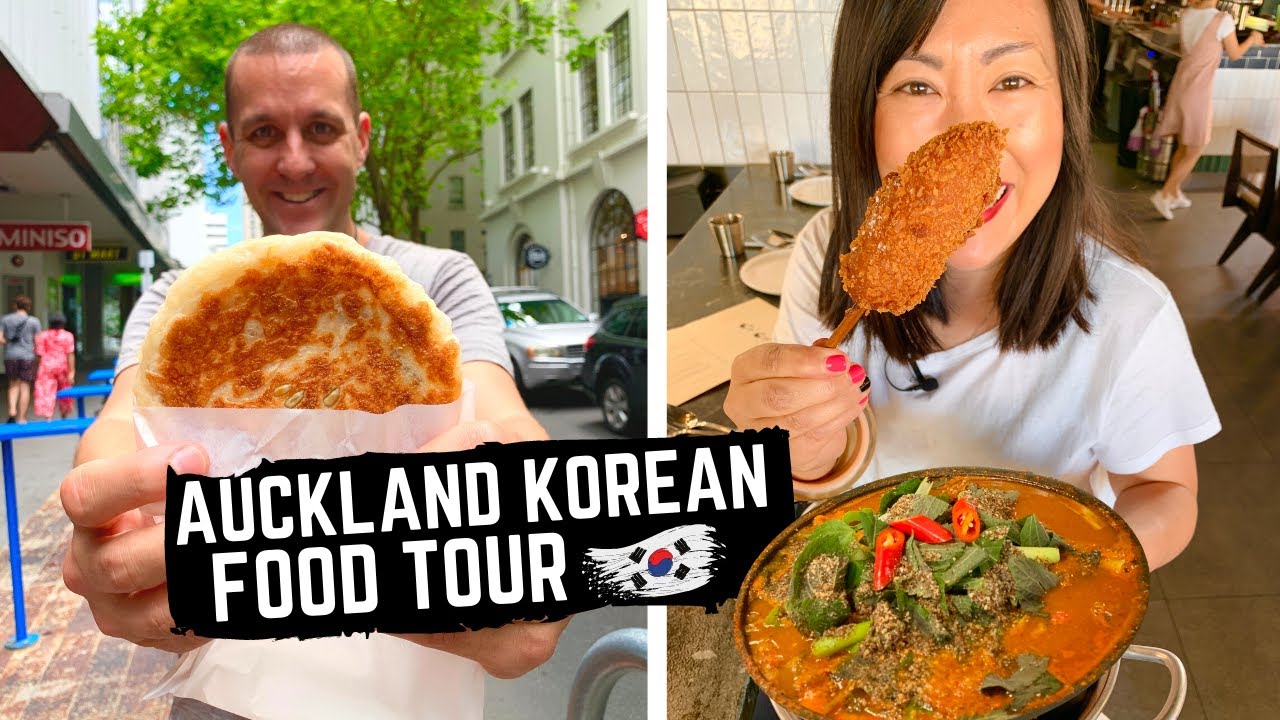AUCKLAND KOREAN FOOD TOUR | KOREAN STREET FOOD +  QUIRKY Korean food with a Kiwi twist + GAMJATANG | Chasing a Plate - Thomas & Sheena