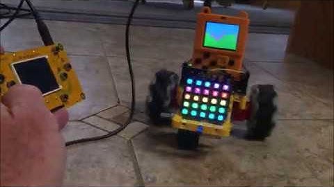 MakeCode and Arcade with Yahboom bot car ; Lego technic and Meowbit/BrainPad Arcade, Colorbit,JACDAC