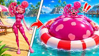 PINK GIRL Got WAY TOO BIG in The Snackrooms! 😱🎈 (Crazy Transformation)