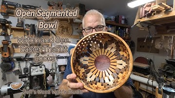 Watch and See How Easy it is to make this Open Segmented Bowl