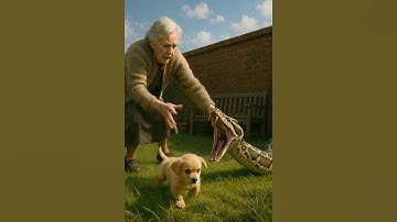 🐍👵 Grandma vs Giant Python – Heroic Swing Saves the Day 💪🐥  #rescue #snake