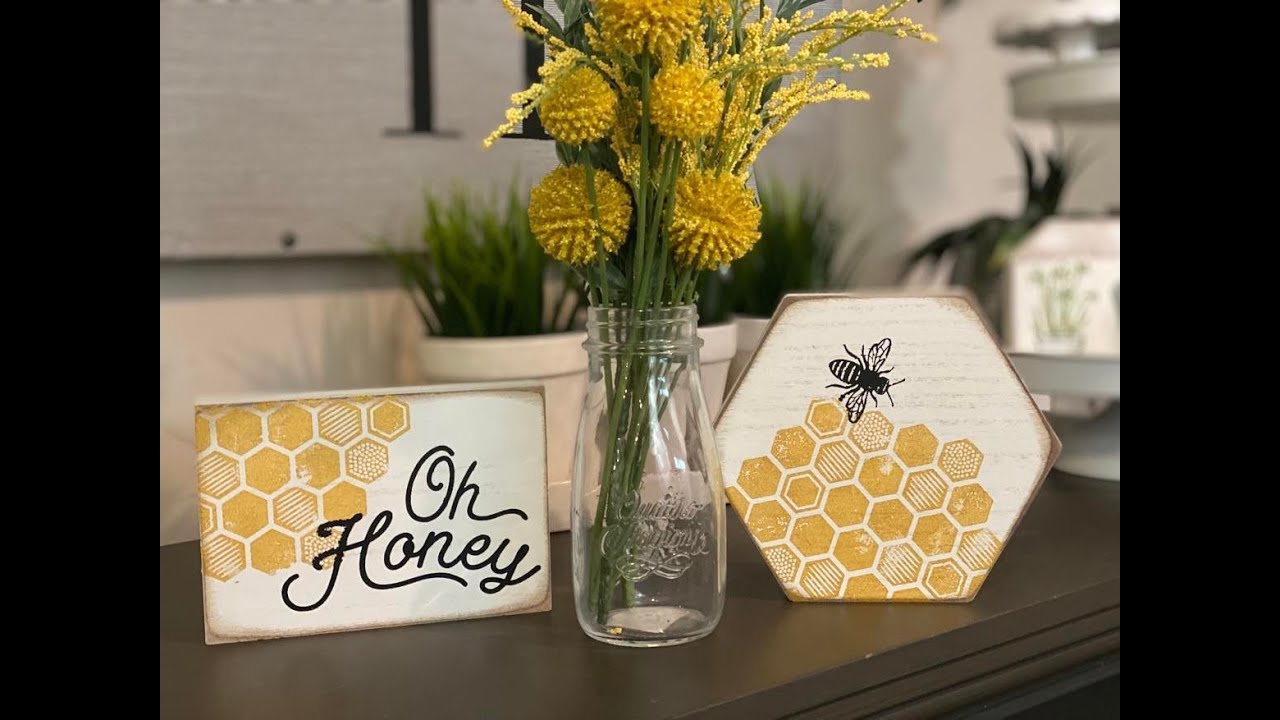 Honeycomb Pattern + Hexagon cutout - chalk couture