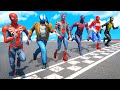 TEAM SPIDER-MAN Running Challenge #182 (Funny Contest) - GTA V Mods