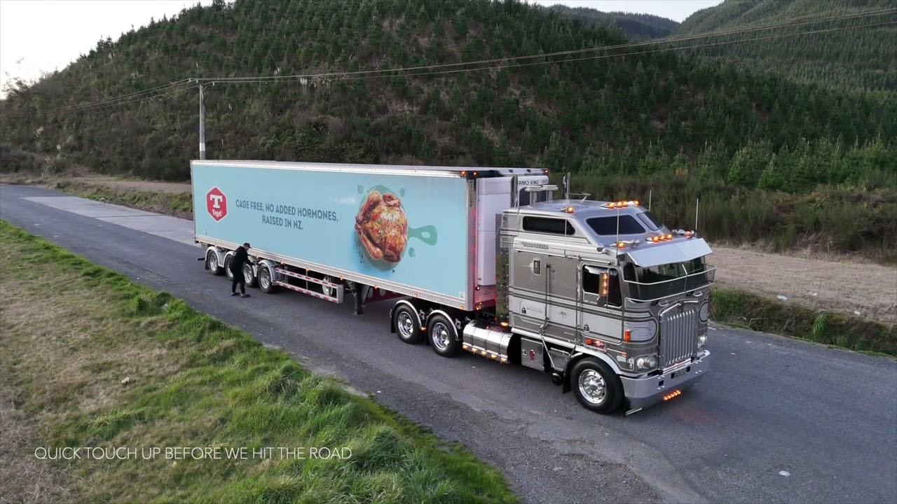 Kenworth K104 - Atiamuri Swap Carting Frozen Food - Northchill LTD |Vlog13