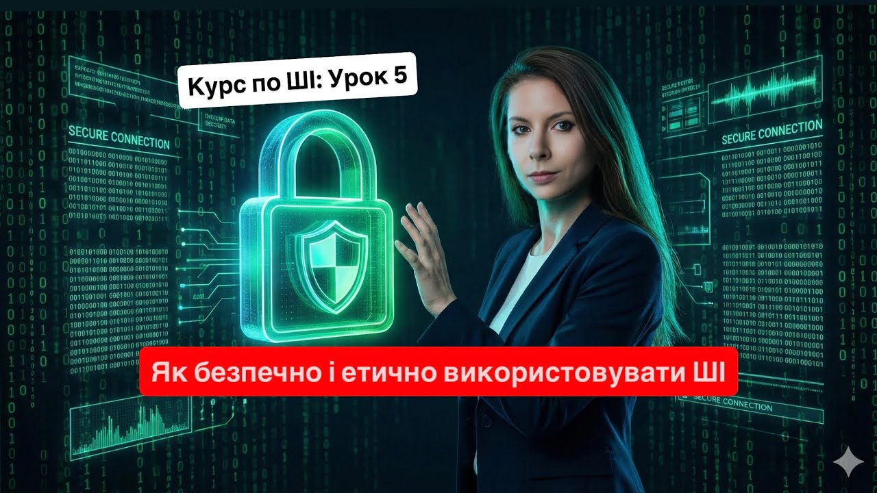 🎥 Урок по ШІ 5 — Безпека і етика роботи з AI