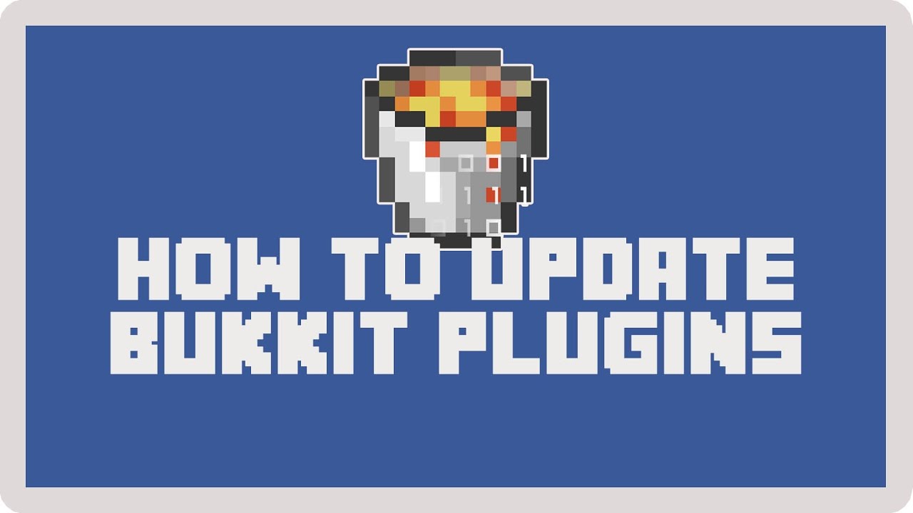 Bukkit: How to Update Bukkit Plugins - YouTube