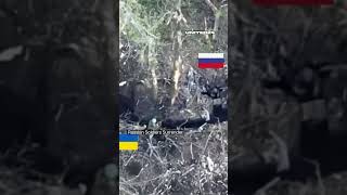Bakhmut. Russian Soldiers Surrender. Ukrainian tank fires at Russian trenches #warinukraine #shorts