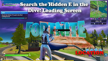 Search the hidden E in the Dive! Loading Screen LOCATION