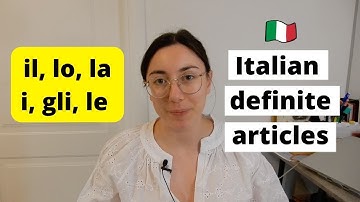 Learn Italian definite articles for beginners, Review for intermediate (il, lo, la, i, gli, le) Sub
