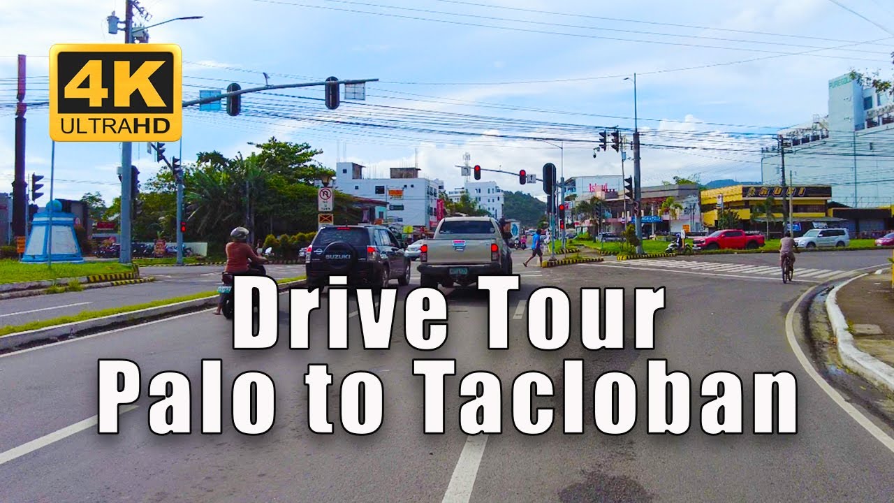 Palo-Tacloban Downtown | Drive Tour 4K | Leyte | Philippines