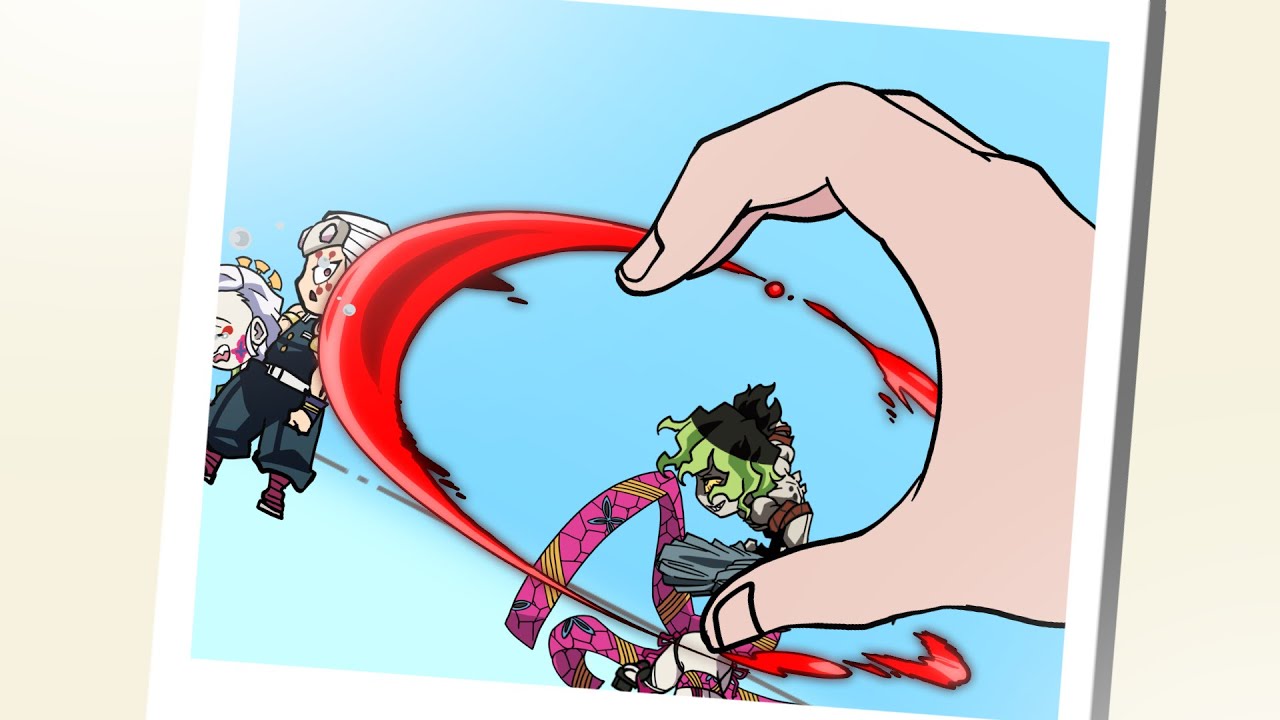 Demon Slayer Finger Heart 5 Fancy Refill YouTube Maxresdefault