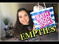 BATH AND BODY WORKS EMPTIES ~