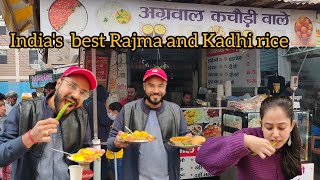India ke sabse tasty rajma chawal,kadhi rice, kachori and more | street food | Bhukkad Parinda