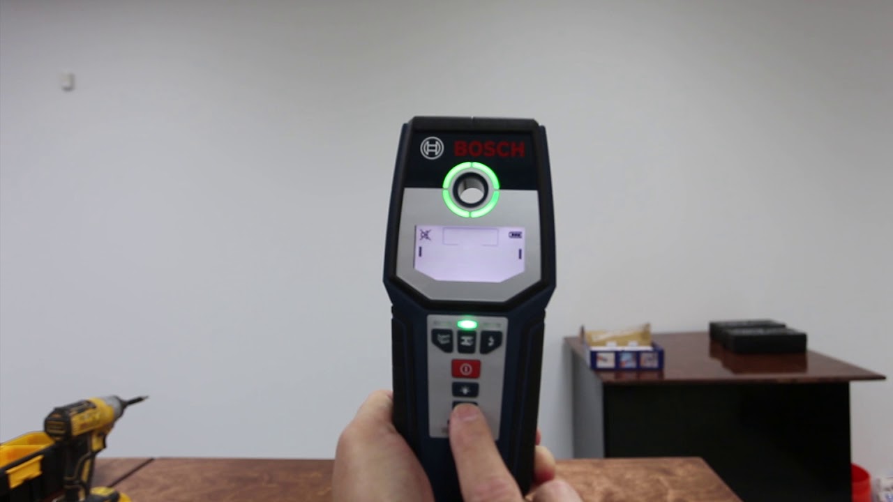 Bosch Gms 120 Wall Scanner Stud Finder Review Metal Studs Youtube