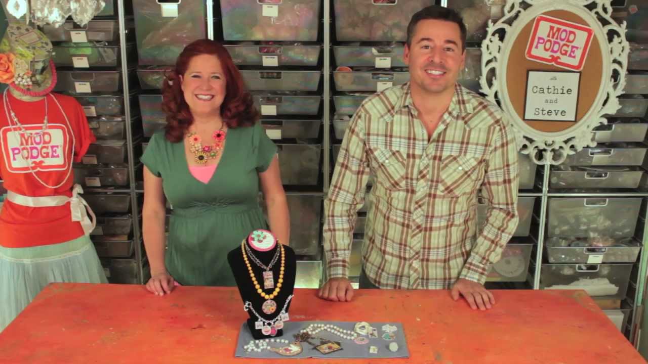 How to Make Dimensional Magic Faux Resin Jewelry - CATHIE FILIAN's