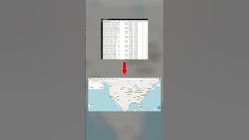 Upload Excel File to Create Map - Geocode Address From Excel #mapog #gis #spatialanalysis #excel