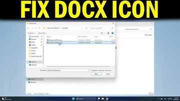 How To Fix Windows 11/10 .Docx Files Are Not Showing Word Icon
