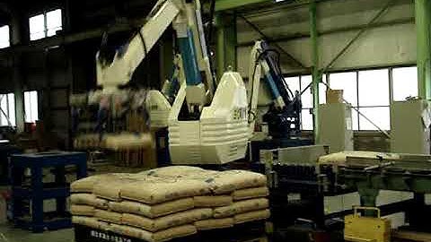 Fuji Robot   1100 cycles bag palletizing EC 171