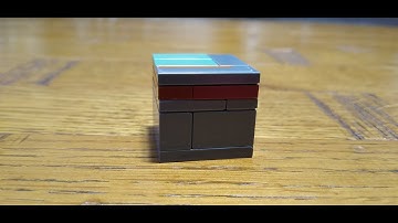 Building a Mini Lego Minecraft Sticky Piston in 4K UHD Video Quality
