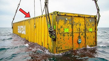 They Thought It Was Just a Sunken Shipping Container, Then They Looked Inside