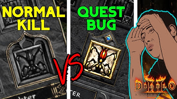 Andariel: Quest bug vs regular drops [Loot Comparison] | Diablo 2 Resurrected