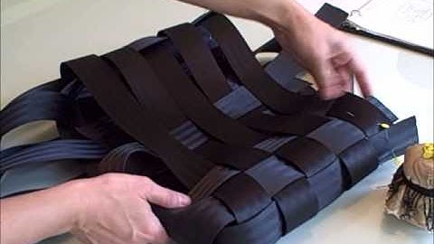 The making of an á la mode seatbelt bag