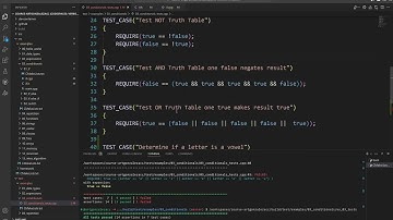 091624 COSC 1337 C++ Boolean Logic: Is vowel / is consonant Example