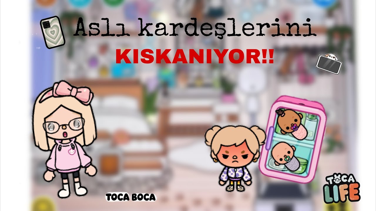 Aslı kardeşlerini kıskanıyor 