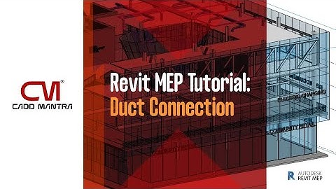Revit MEP Tutorial | Duct Connection Step-by-Step | HVAC Design Basics