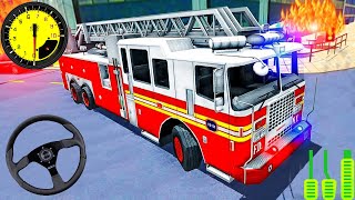 911 Emergency Firefighter Simulator - City Fire Truck Rescue Driver - Android GamePlay screenshot 4