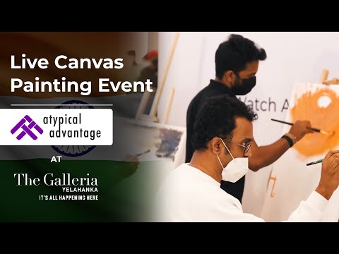 Witness Magic in Motion from our Live Painting Event at The Galleria Mall, Bangalore!