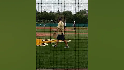 Joseph Rausch 2020 prospect camp Naval Academy pit...