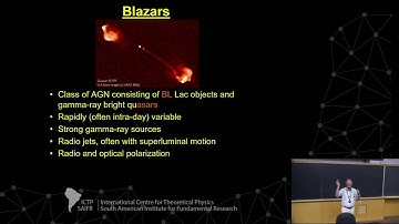 Markus Boettcher: Lecture 1 – Active Galactic Nuclei with Gamma-rays
