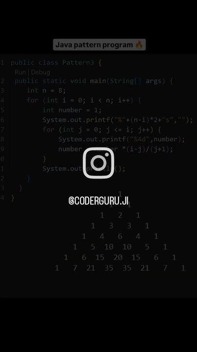 number pattern in java using for loop #trending #webdevelopment - YouTube