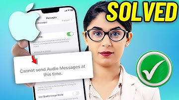 Cannot send Audio Messages at this time on iPhone 2024 | Fix Audio Messages Not Working on iPhone