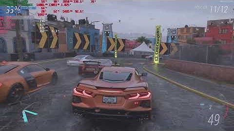 Forza Horizon 5 4K DLAA MSI Vanguard RTX 5090 AMD Ryzen 9 9950X3D Benchmark Mode