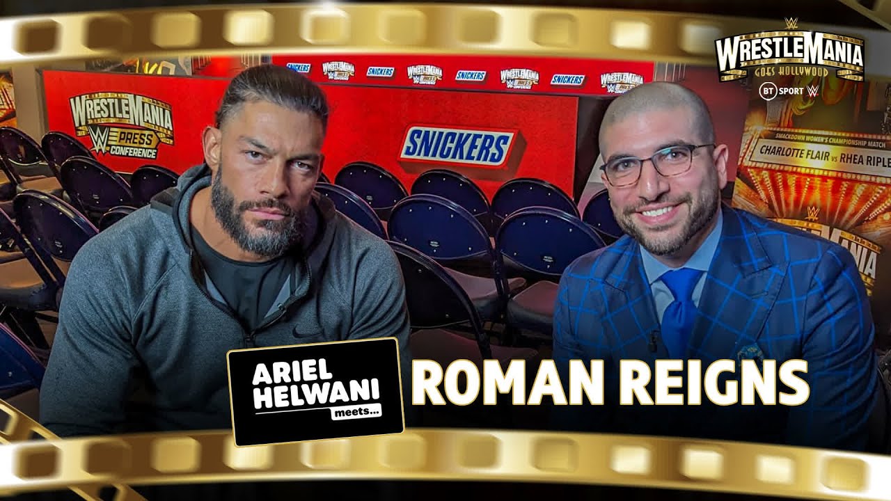 Ariel Helwani Meets: Roman Reigns ☝️ Rare Tribal Chief Sit Down Ahead ...