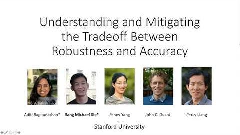 ICML 2020: Understanding and Mitigating the Tradeoff between Robustness and Accuracy