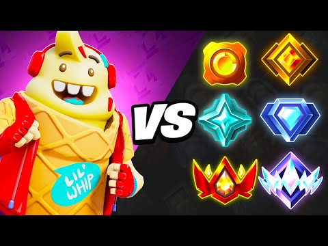 1v1 Against Every Fortnite Rank (BRONZE to UNREAL)