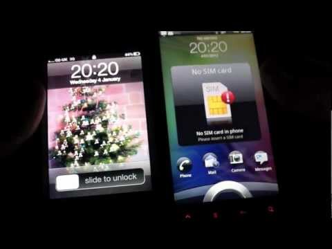 Video: Forskellen Mellem IPhone 4S Og HTC Sensation XE