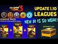 Shadow Fight 3 Update 1.10. LEAGUES. 3 Legendary Packs. New AI is RIDICULOUS😂