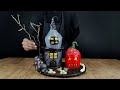 DIY Haunted Fairy House Lamp Using Plastic Bottles | Halloween Decor for home |
