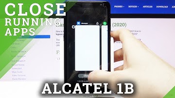 How to Turn Off Running Apps in ALCATEL 1B – Close Background Actions