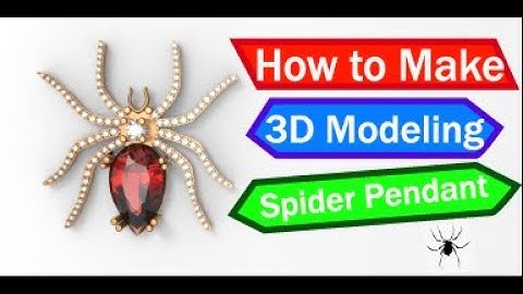 Gemvision Matrix 9 How to Make Spider Jewelry Pendant -Timelapse