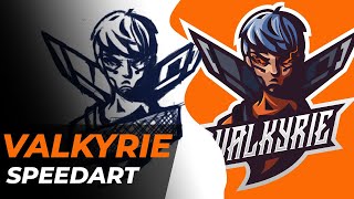 Apex Legends Valkyrie - Esports Mascot Logo In Illustrator (Speed art)